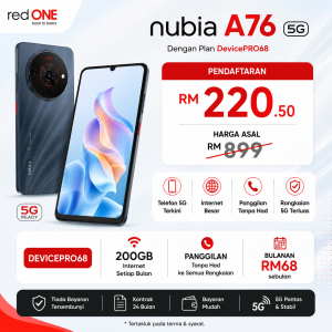 DevicePro68 | Nubia A76 5G | Nombor Baru & Nombor Lama
