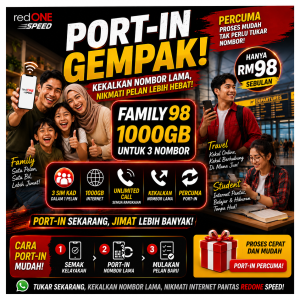 KEKAL NOMBOR | FamilyPlan98 |  1,000GB
