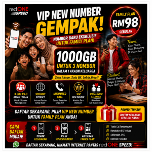 NOMBOR BARU | FamilyPlan98 | 1,000GB